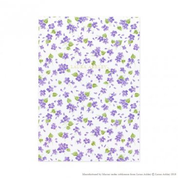 LAURA ASHLEY ローラ アシュレイ A5便箋 バイオレット(ヒ-LA51)