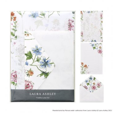 LAURA ASHLEY ローラ アシュレイ レターセット ワイルドメドウ(レ-LA131)