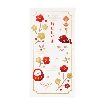 金箔お年玉 万円袋 和風 (ノ-6852) | 多当・万円袋