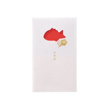 窓ぽち袋 お年玉 鯛 (ノ-MD20R) | ぽち袋