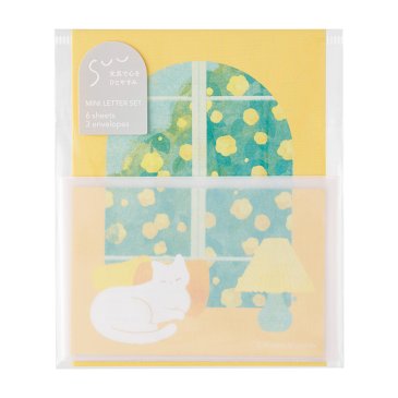SUU ミニレター 窓辺の猫 (レ-SU201) | レター用品