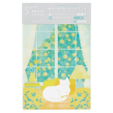 SUU 下敷き 窓辺の猫 (SJ-SU101) | デザイン文具